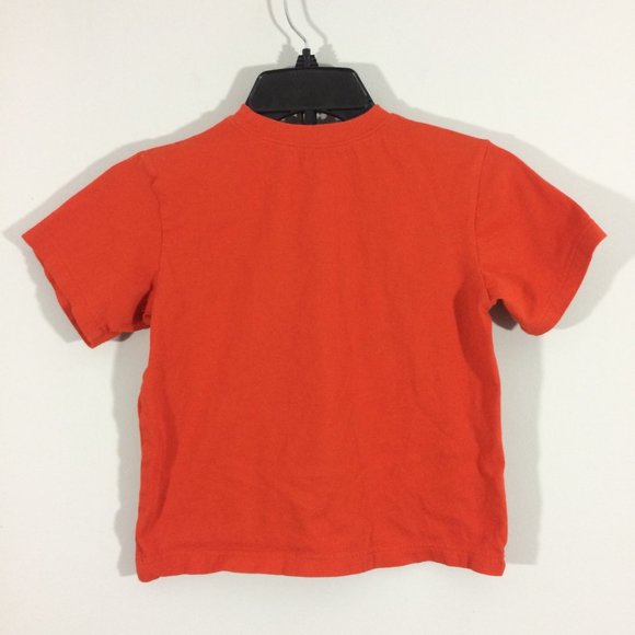 The Childrens Place Boys S 5/6 Orange DUDE! Tshirt - Picture 2 of 4